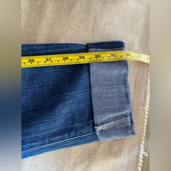 CITIZENS OF HUMANITY Dani Cropped Straight Leg Jeans Low-rise in Blue Sz 27 - Picture 13 of 14